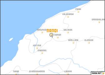 map of Nánoi