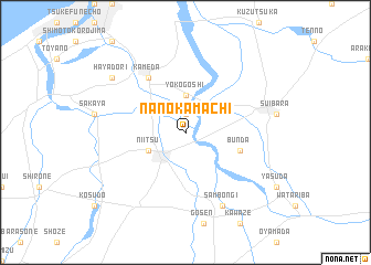 map of Nanokamachi
