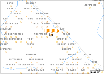 map of Nà Nong