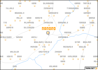 map of Nanoro