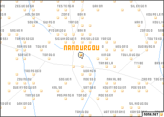 map of Nanourgou