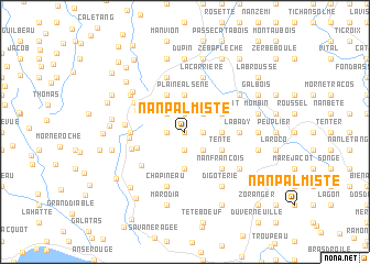 map of Nan Palmiste