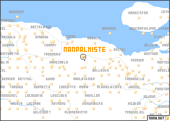 map of Nan Palmiste