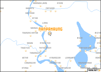 map of Nanpamaung