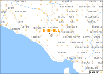 map of Nan Paul