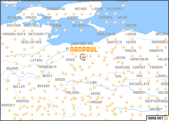 map of Nan Paul