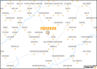 map of Nanpéré