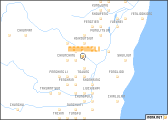 map of Nan-p\