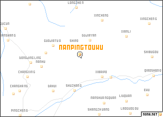 map of Nanpingtouwu