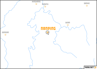 map of Nanping