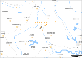 map of Nanping