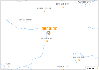 map of Nanping