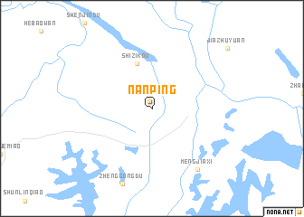 map of Nanping