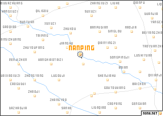 map of Nanping