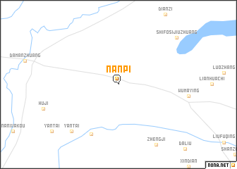 map of Nanpi