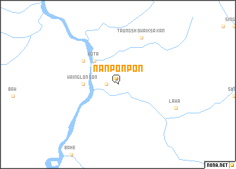 map of Nanponpôn