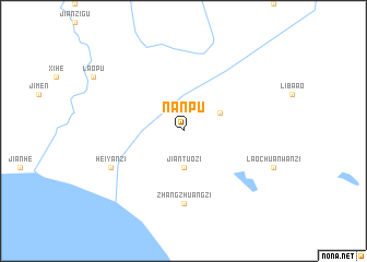 map of Nanpu