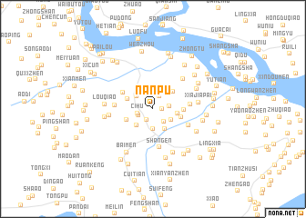 map of Nanpu