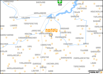 map of Nanpu