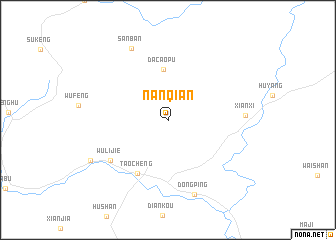 map of Nanqian