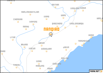 map of Nanqiao