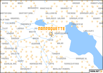 map of Nan Raquette