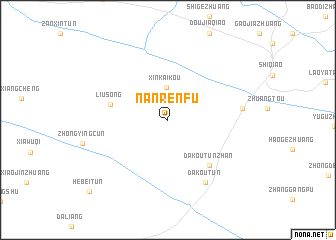 map of Nanrenfu