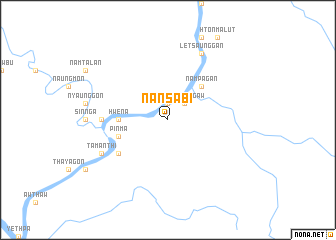 map of Nansabi