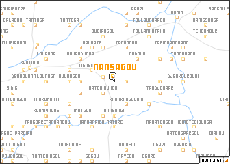 map of Nansagou