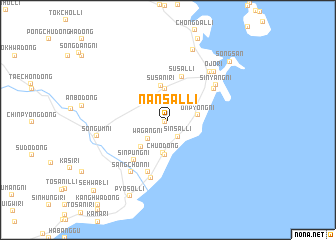 map of Nansal-li