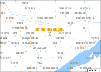 map of Nansambougou