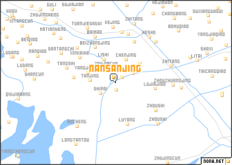 map of Nansanjing