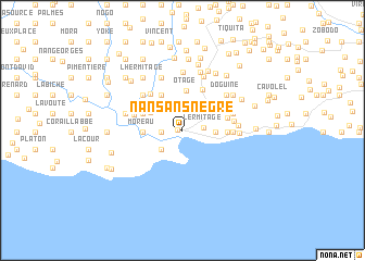 map of Nan Sans Nègre