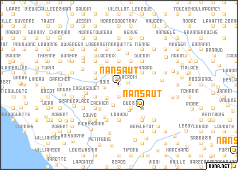 map of Nan Saut