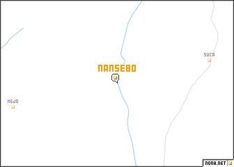 map of Nansebo