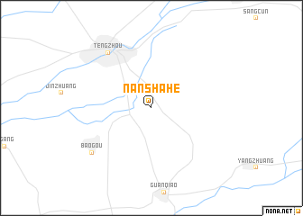 map of Nanshahe