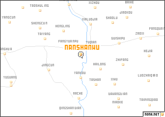 map of Nanshanwu