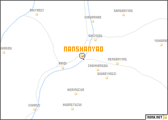 map of Nanshanyao