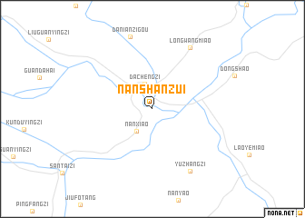 map of Nanshanzui