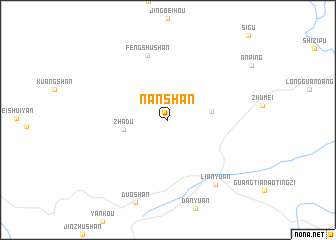 map of Nanshan