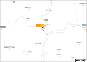 map of Nanshan