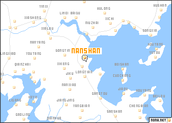 map of Nanshan