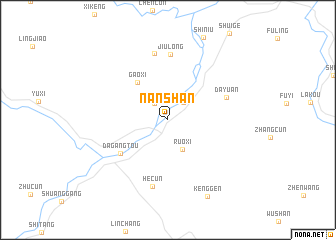 map of Nanshan