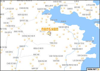 map of Nanshan