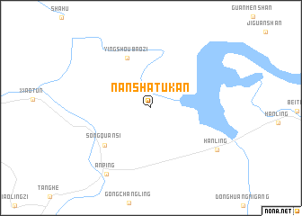map of Nanshatukan