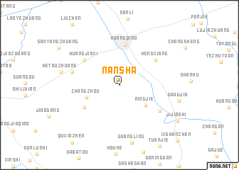 map of Nansha