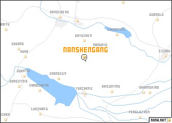 map of Nanshengang