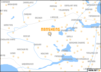 map of Nansheng