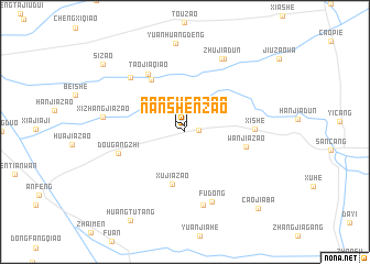 map of Nanshenzao