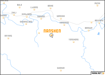 map of Nanshen
